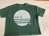 Sea Big - Nova Oversized Crop Organic T-shirt - Women